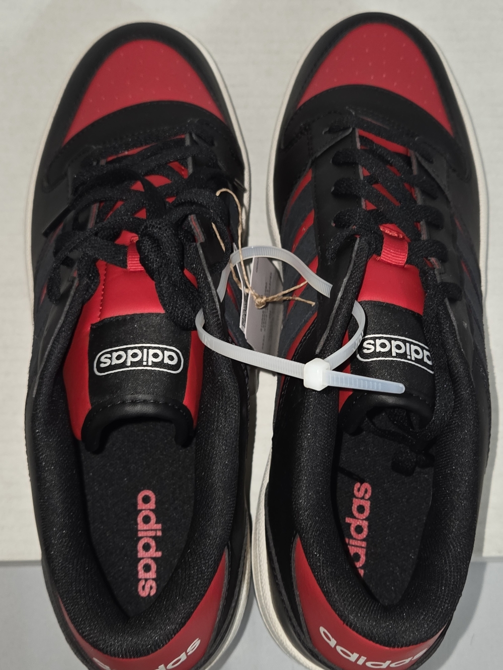 ADIDAS Break Start Black/Red US Unisex Men Size 11.5/Women Size 12.5 (NWT) - Picture 8 of 9